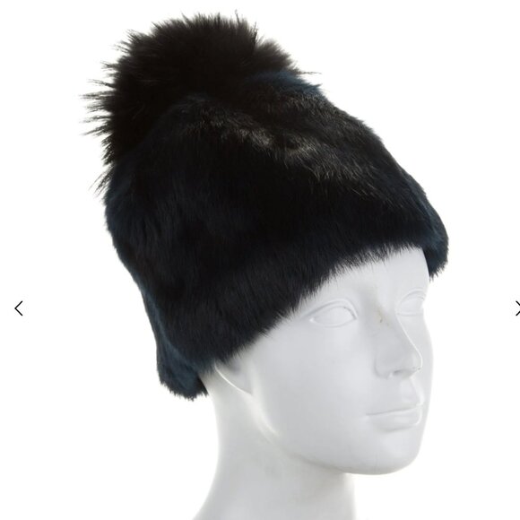 Moncler Accessories - Moncler real Fur Beanie with Pom Pom